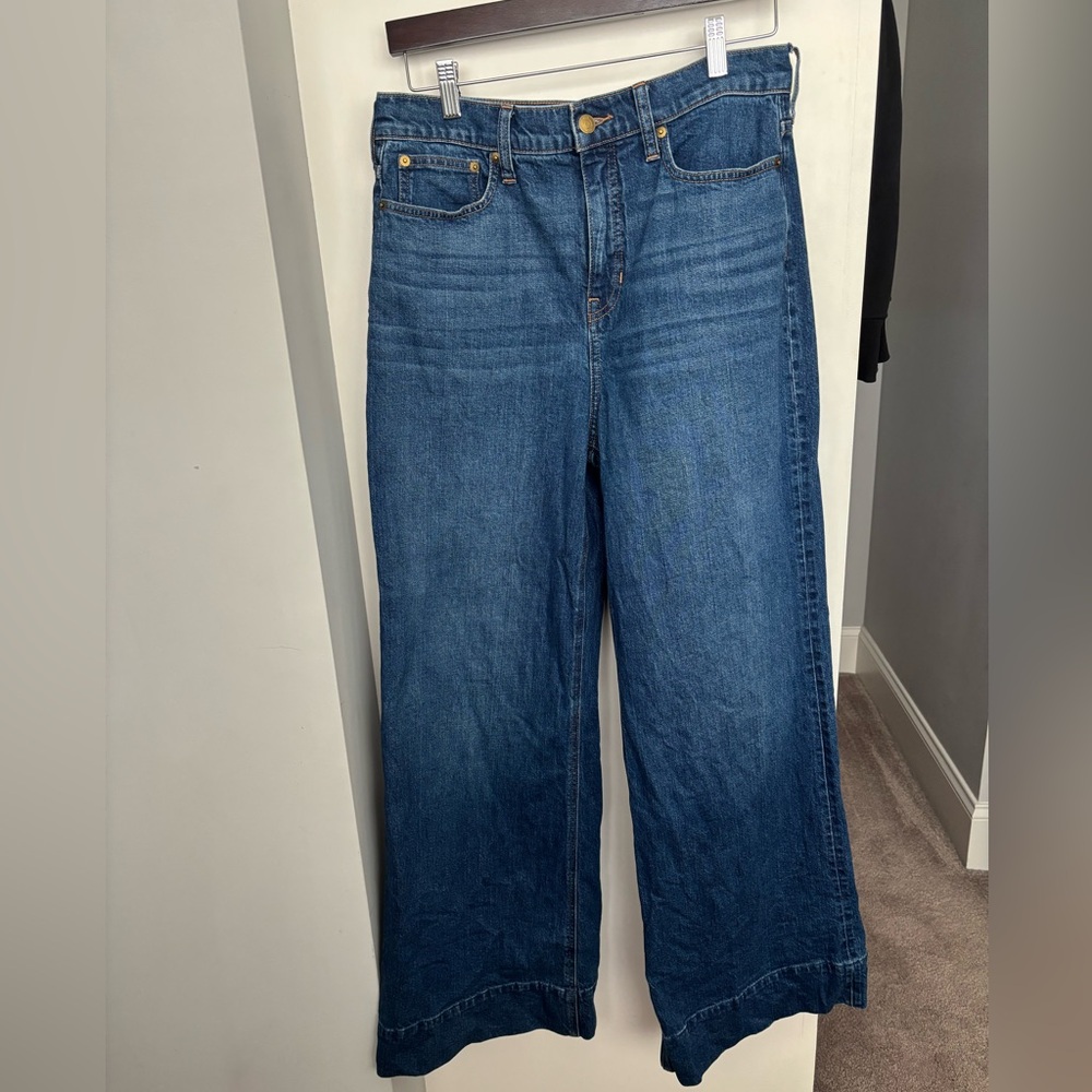 J Crew wide leg trouser, size 29- worn once!